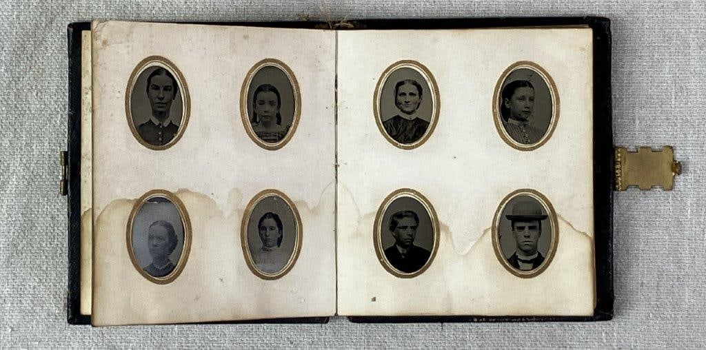 Late 19th Century J. E. Tilton and Co Gem Tintype Photo Album - 9