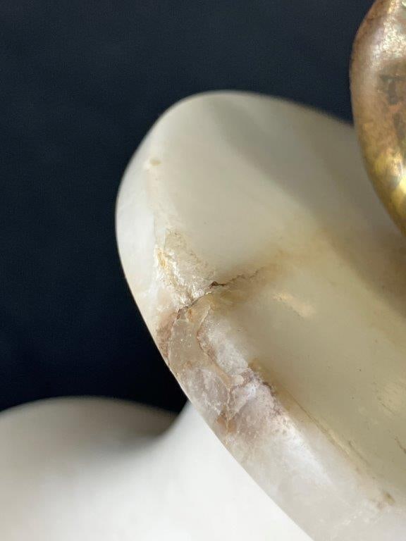 Pair of Carrara Marble Table Lamp - 5