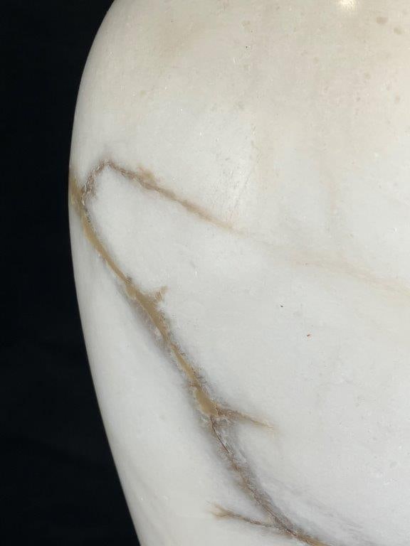 Pair of Carrara Marble Table Lamp - 6