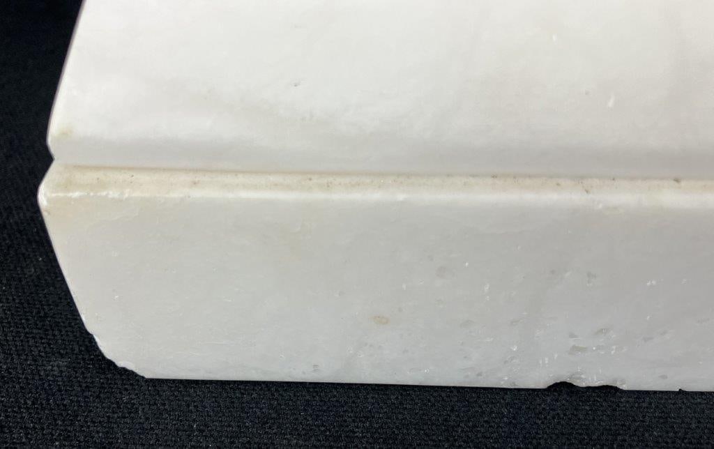 Pair of Carrara Marble Table Lamp - 8