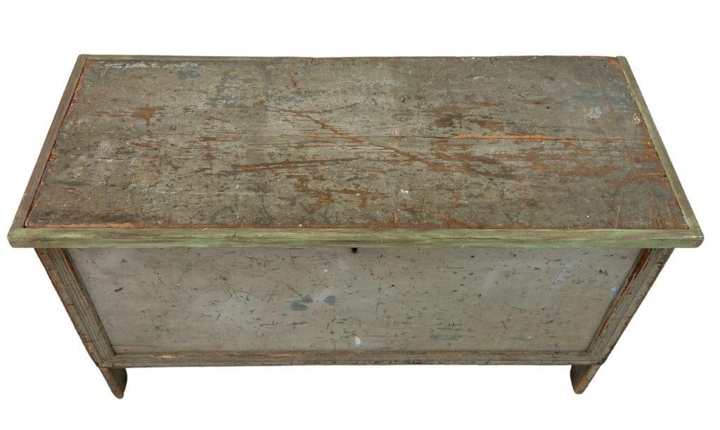 19th Century Painted Blanket Chest - 2