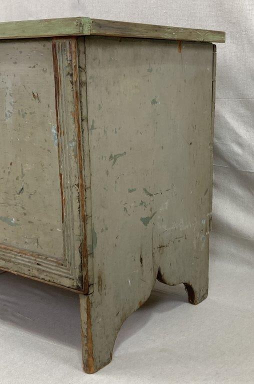 19th Century Painted Blanket Chest - 6