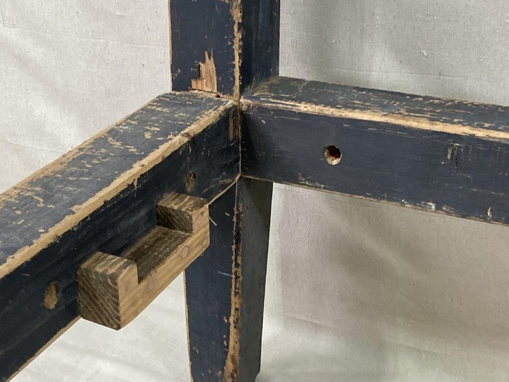 19th Century Blue Painted Country Bed - 6