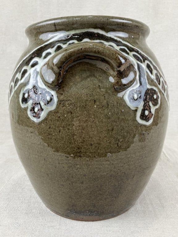 Edgefield Ed Redmound Stoneware Jar - 9