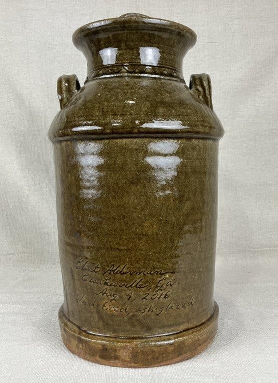 Clint Alderman Southern Stoneware Four Gallon Jug - 8