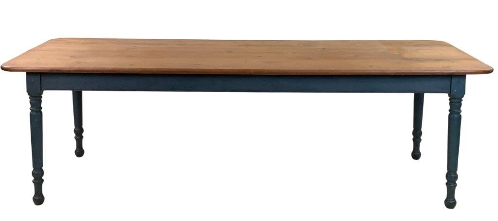 Large Country Farm Table - 11