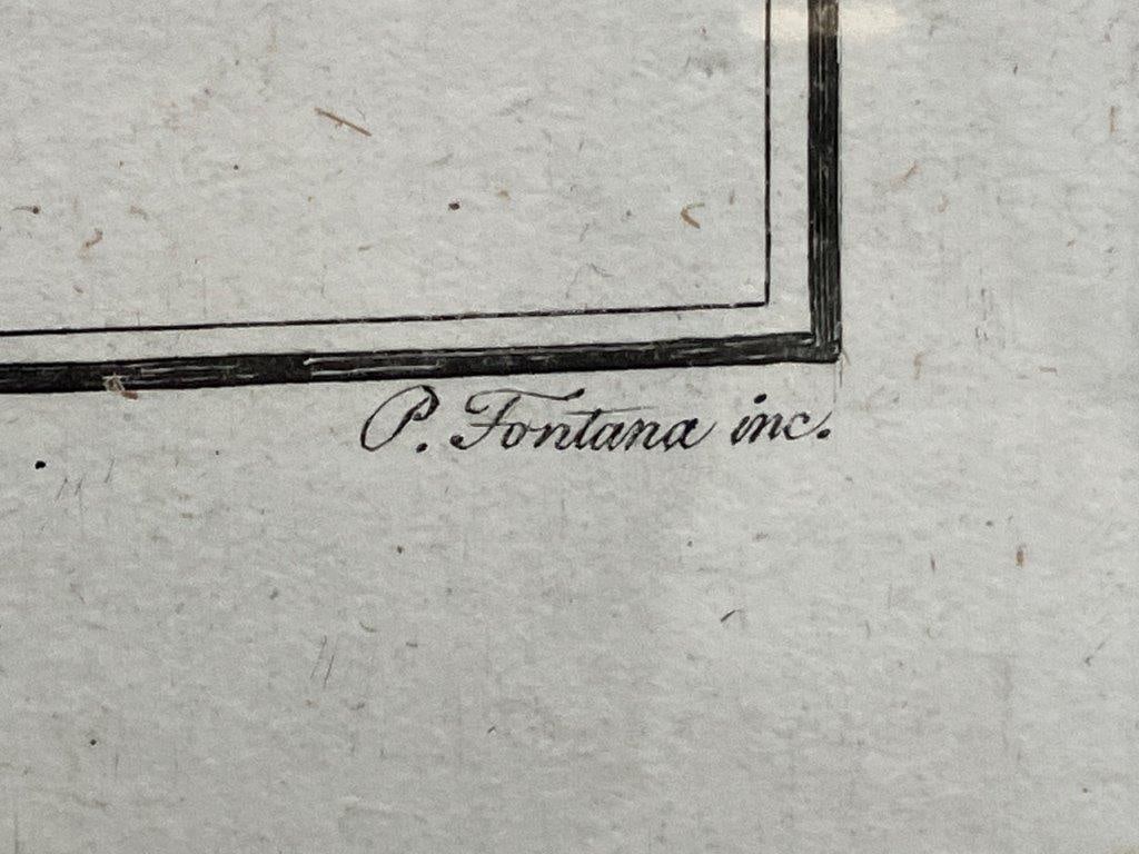 Pair of Pietro Fontana Classical Engravings of Minerva, 19th Century - 15