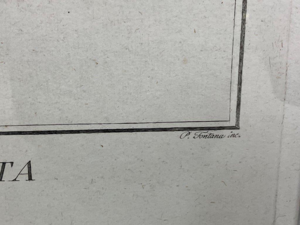 Pair of Pietro Fontana Classical Engravings of Minerva, 19th Century - 6