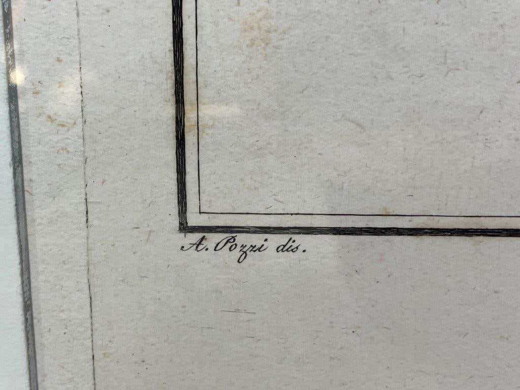 Pair of Pietro Fontana Classical Engravings of Minerva, 19th Century - 7