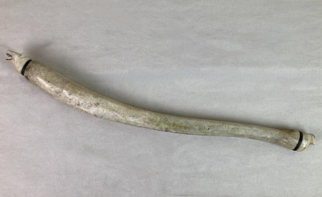 Carved Alaskan Native Oosick: A Chippendale style mirror crafted in rich deep mahogany with a warm, lustrous patina. The frame features a scrolled crest centered with a gilt shell detail, lending refined elegance and traditional