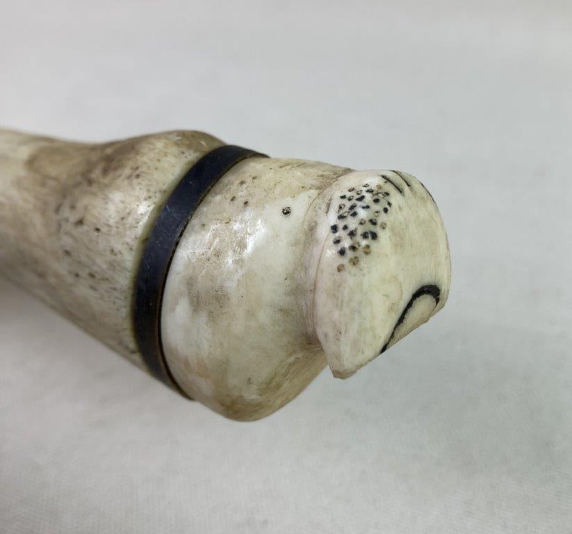 Carved Alaskan Native Oosick - 4