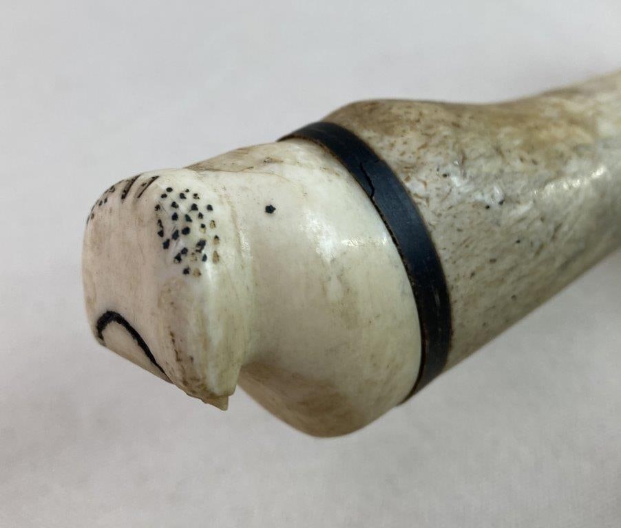Carved Alaskan Native Oosick - 5