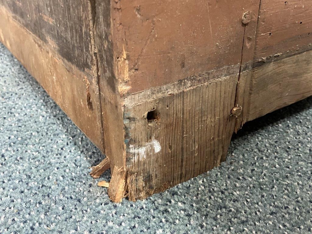 Painted Southern Pine Plain Cupboard - 12