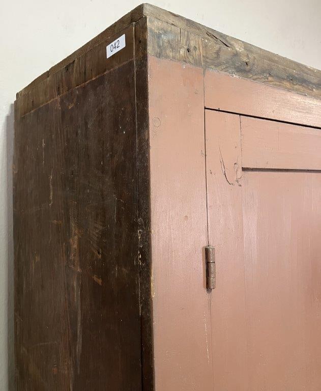 Painted Southern Pine Plain Cupboard - 4