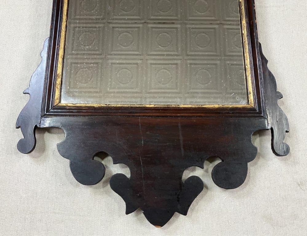 Chippendale Mirror With Eagle - 3