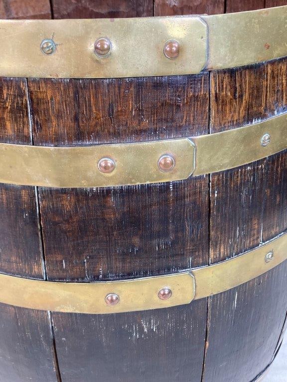 English Brass-Bound Barrel - 4