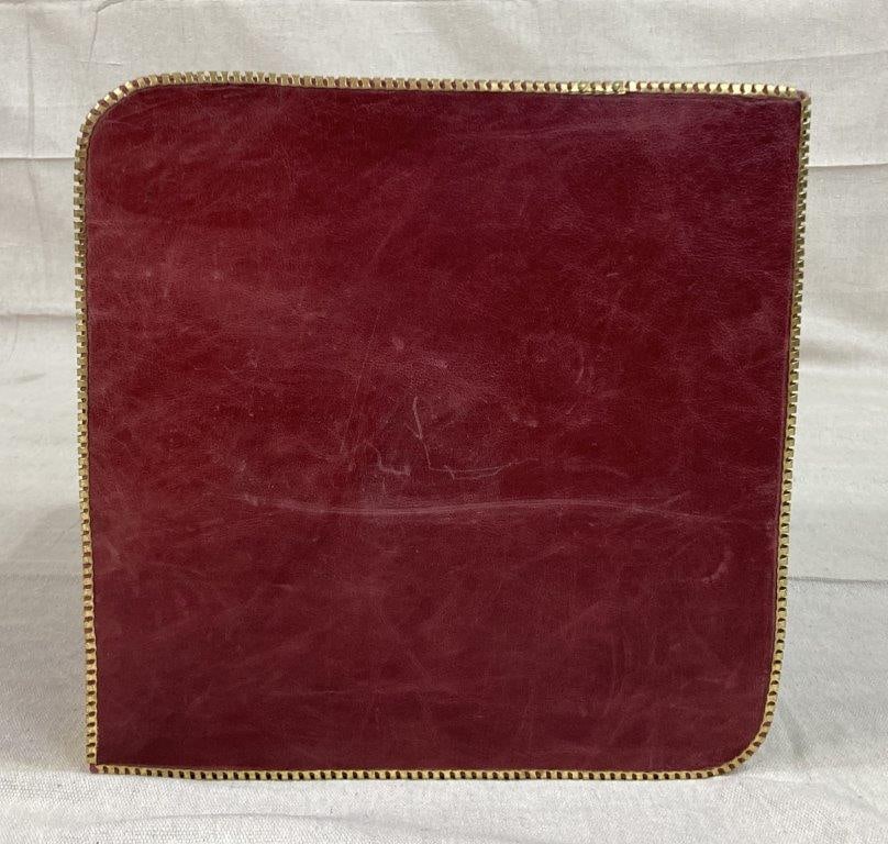 Leatherbound “The Spectator” Book Wastepaper Basket - 10