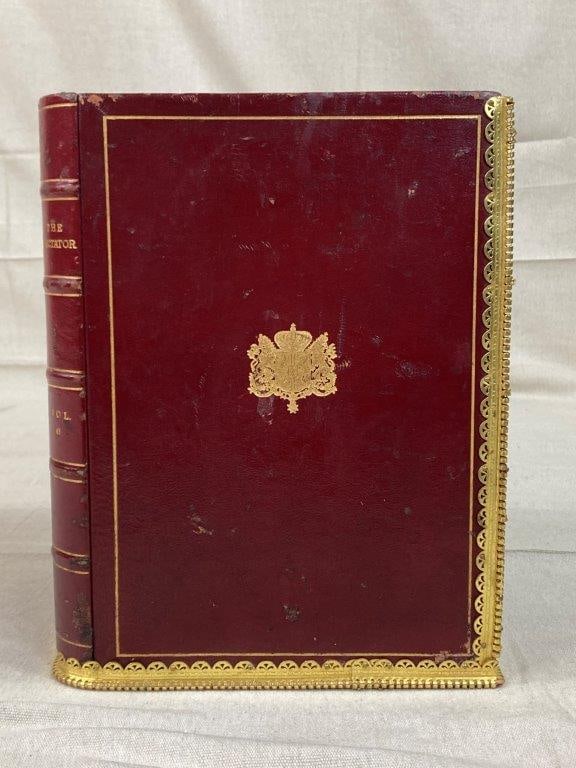 Leatherbound “The Spectator” Book Wastepaper Basket - 9