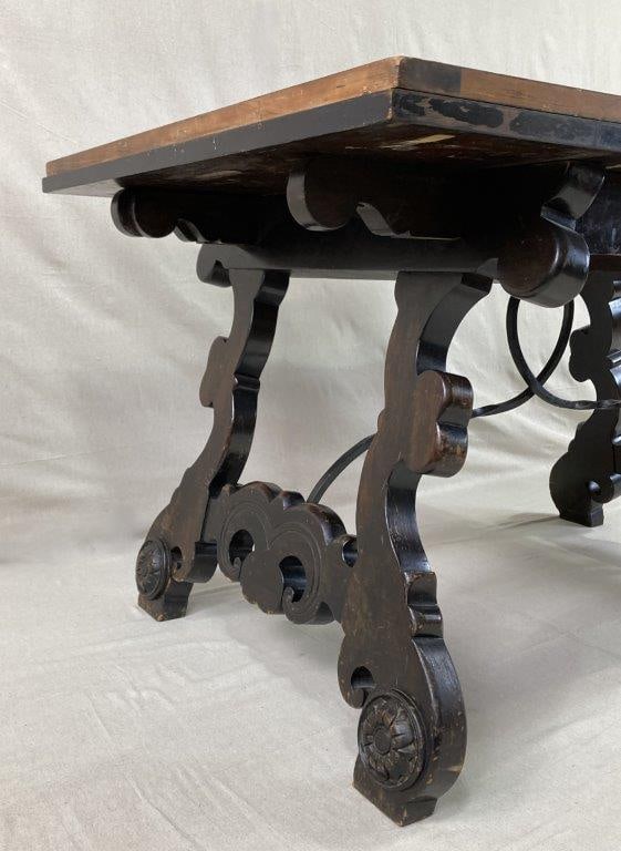 Spanish Colonial Revival Style Refectory Table - 4