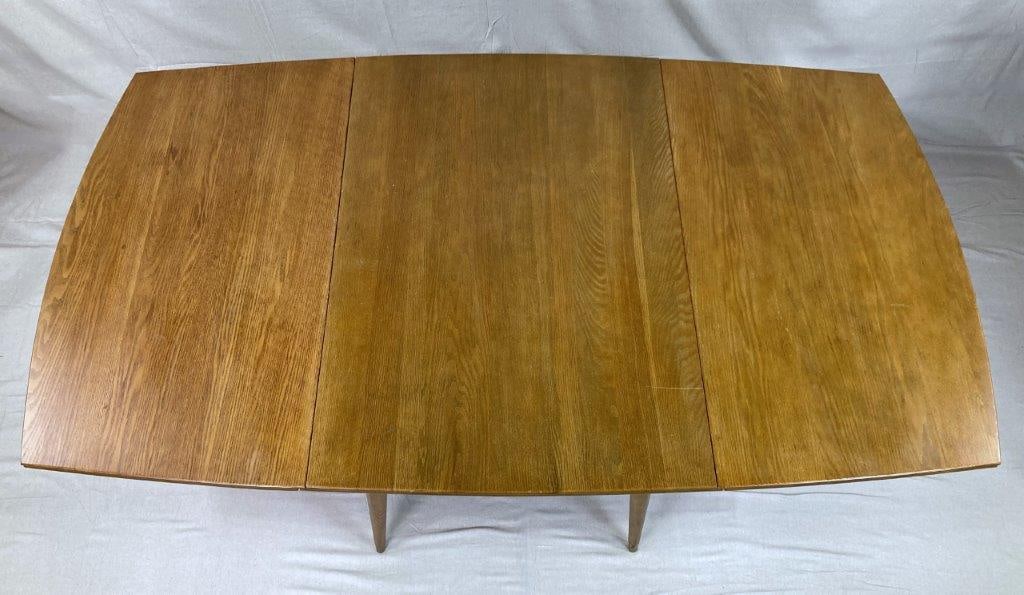Mid-Century Modern Drop-Leaf Dining Table - 2