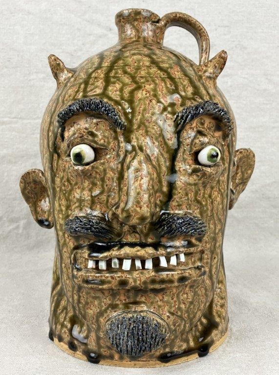Marvin Bailey Devil Face Jug - 2
