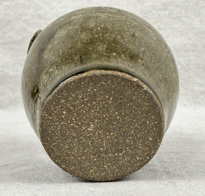 Edgefield Stoneware Jar By Genevieve Calmes - 8