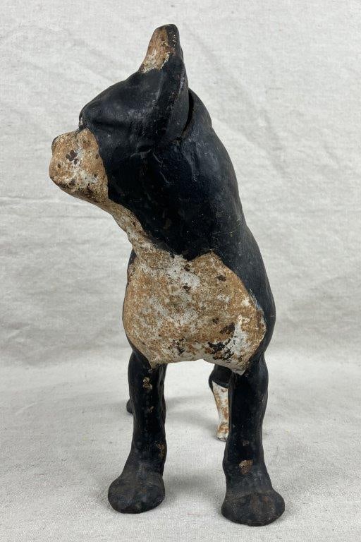 Antique Cast Iron Dog Doorstop - 2