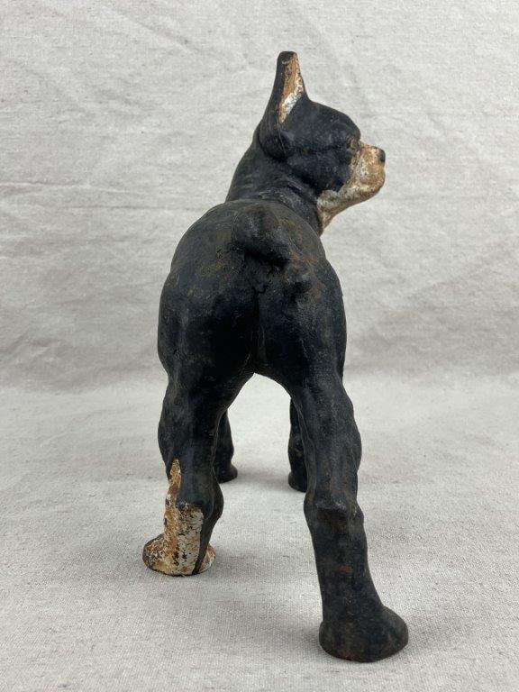 Antique Cast Iron Dog Doorstop - 4