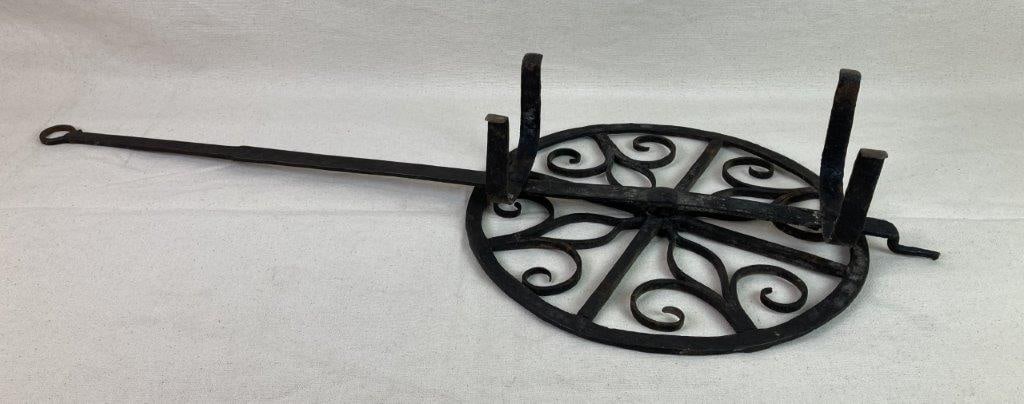 Wrought Iron Louisiana Rotating Hearth Trivet - 4