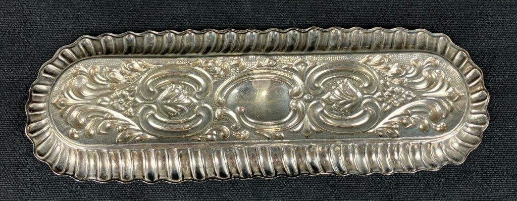 Silverplate Pen Tray - 3