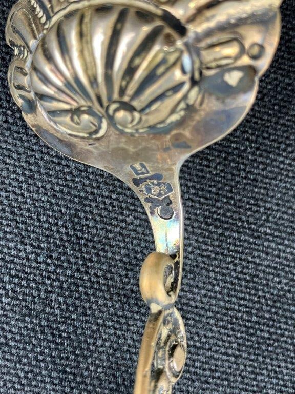 Three Sterling Silver Repousse Spoons - 6