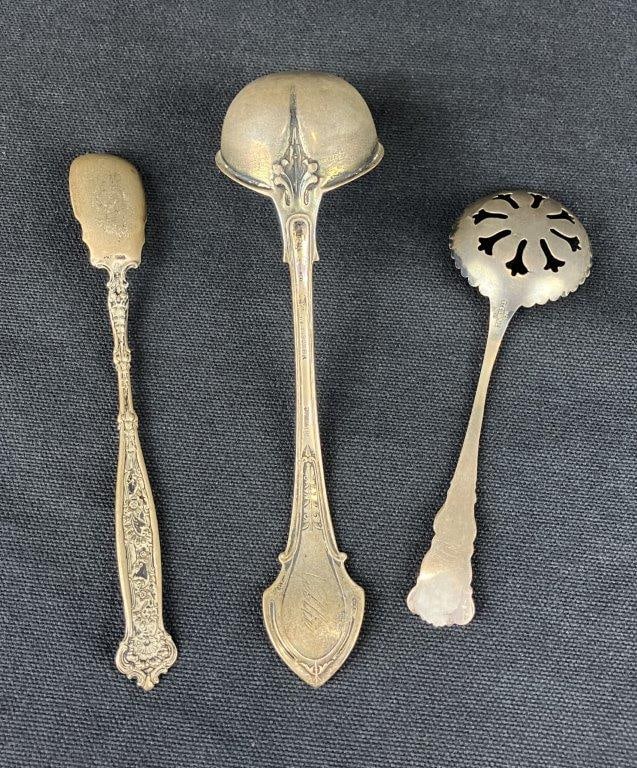 Sterling Silver Spoon, Sugar Scoop, and Ladle - 5