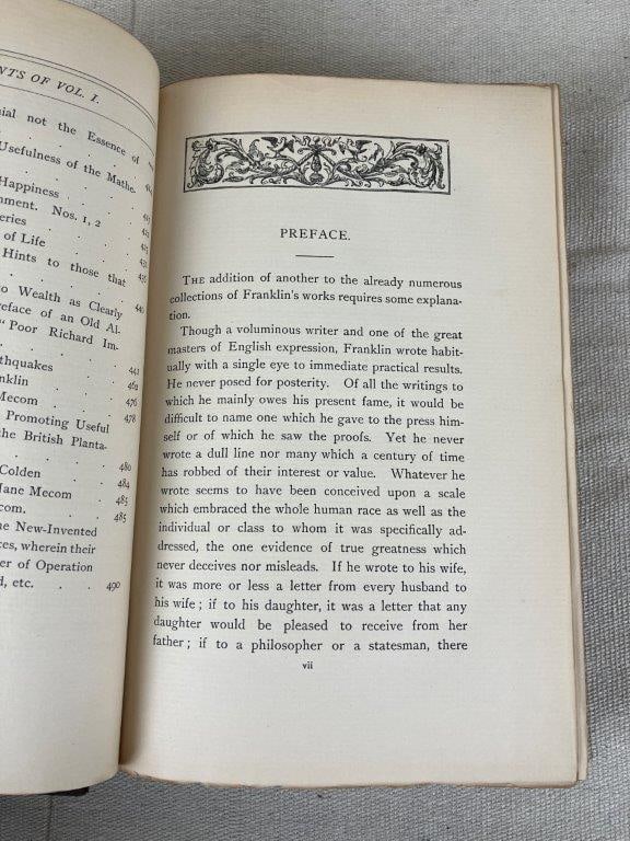 The Works of Benjamin Franklin by John Bigelow Letter-Press Edition - 7