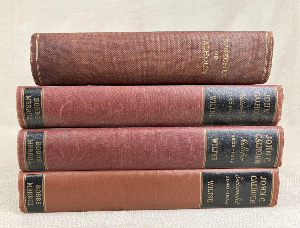 John C. Calhoun Books by Charles M. Wiltse Including Some First Editions - 2