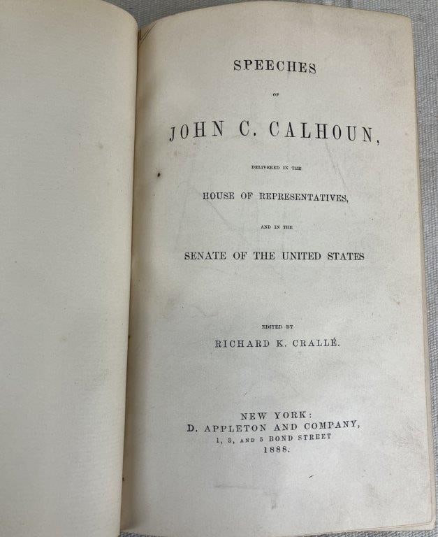 John C. Calhoun Books by Charles M. Wiltse Including Some First Editions - 5