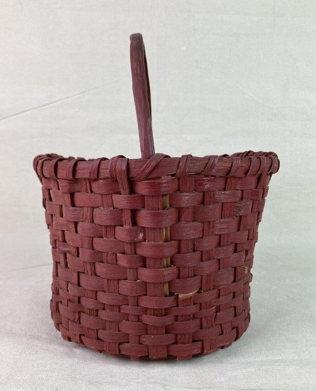 Painted Country Gathering Basket - 6