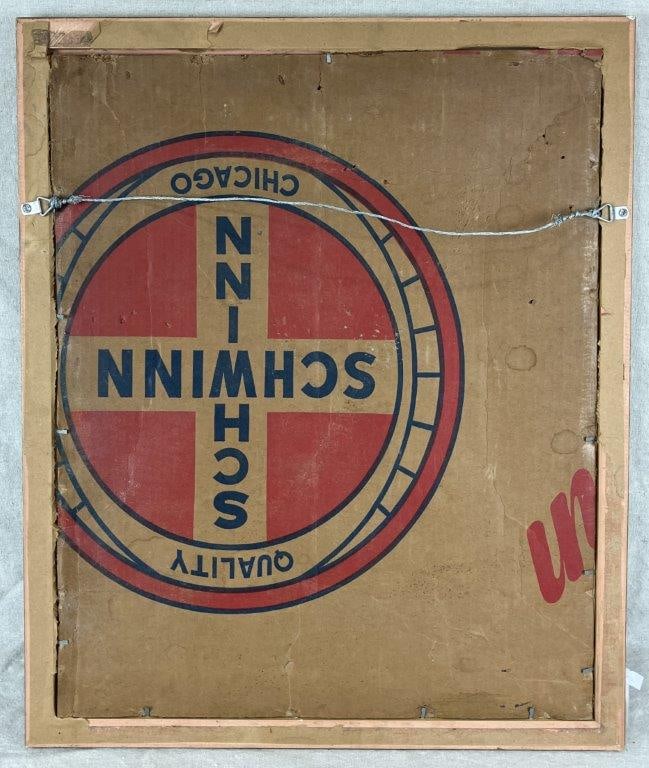 Folk Art Oil Painting of Man and Hunting Dog - 8