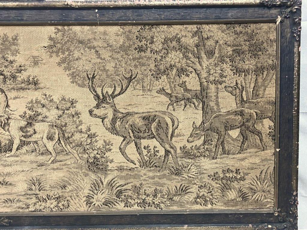 Stag Hunt Motif Tapestry - 4
