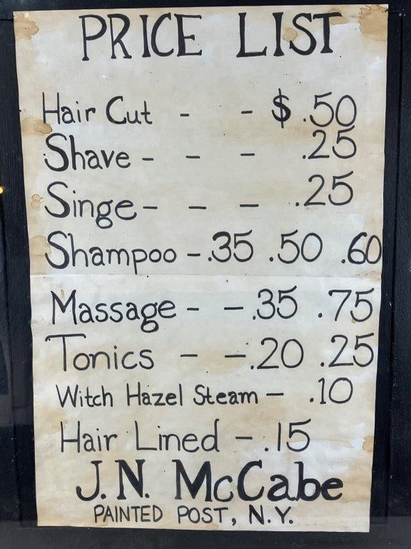 Early to Mid 20th Century Barbershop Advertising - 2