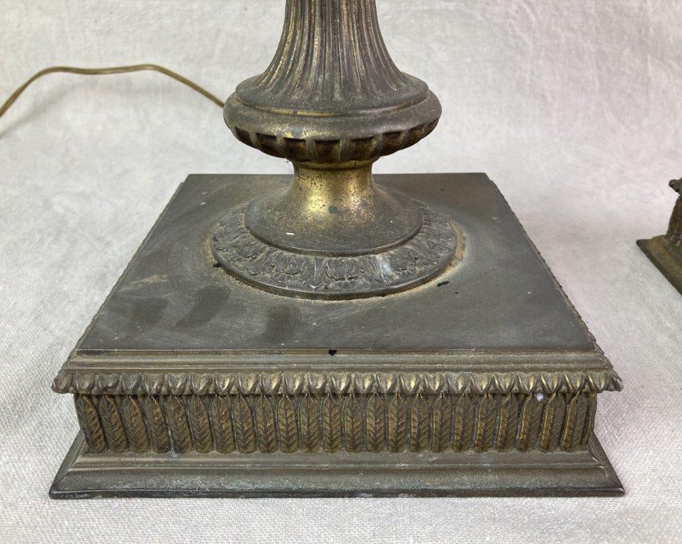 Pair of 19th Century Neoclassical Style Urn Lamps - 4