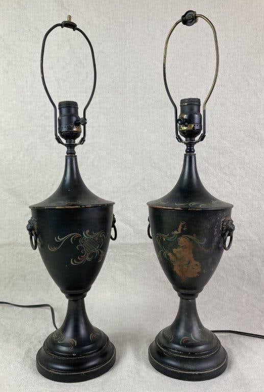 Toleware Urn Lamps (1 of 11)