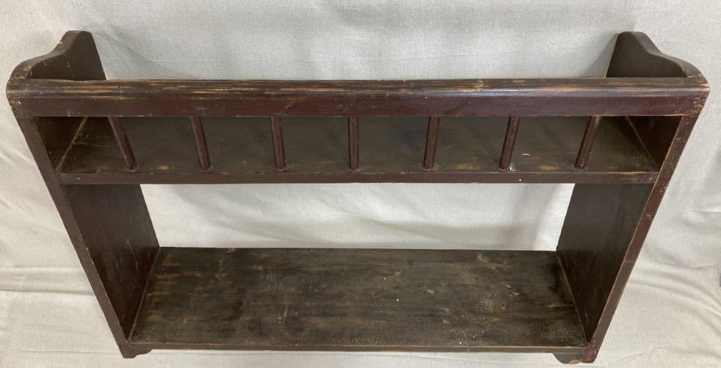 Pine Wood Wall Shelf - 5