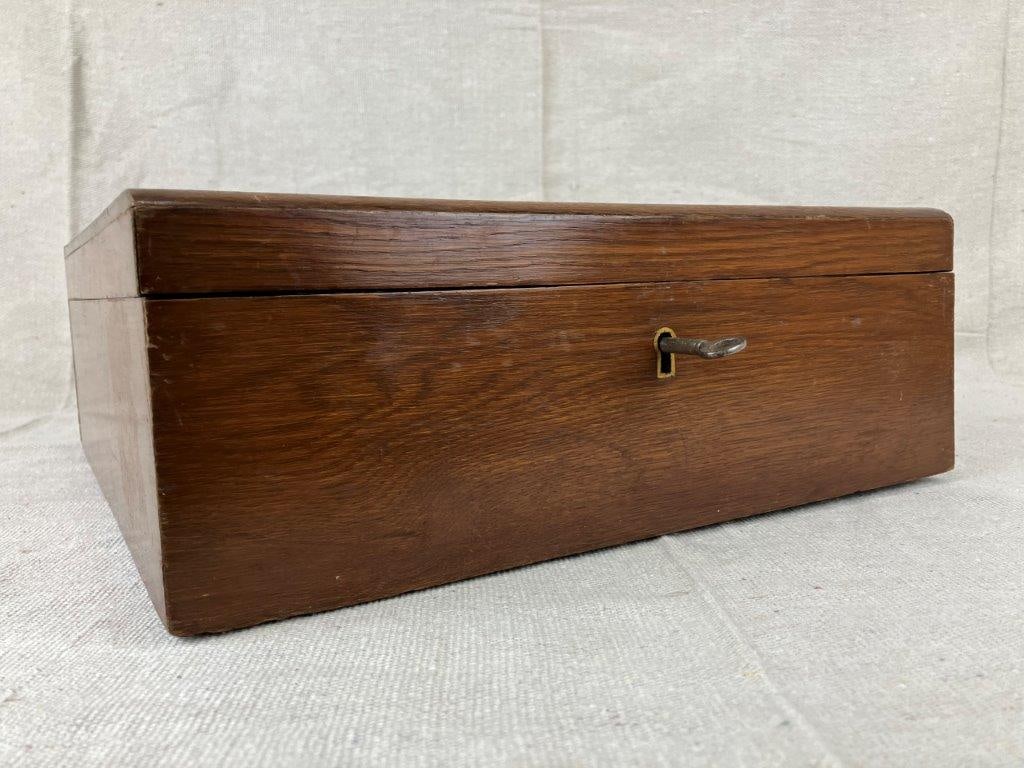 Mahogany Wood Writing Box - 10