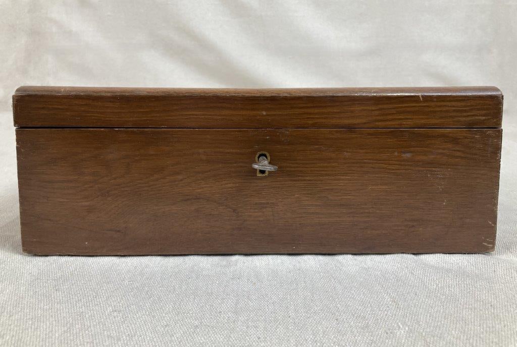 Mahogany Wood Writing Box - 6