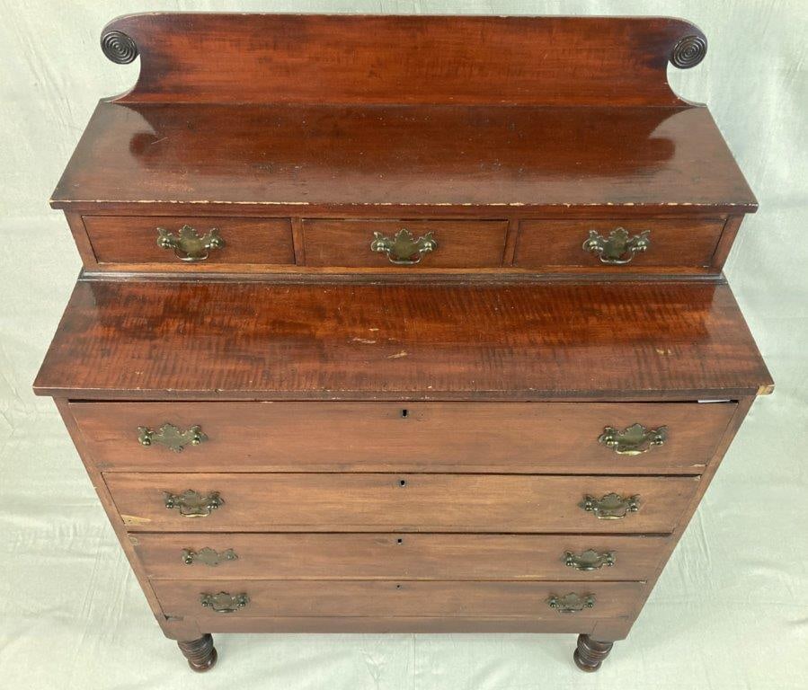 19th Century Mahogany Chest - 2