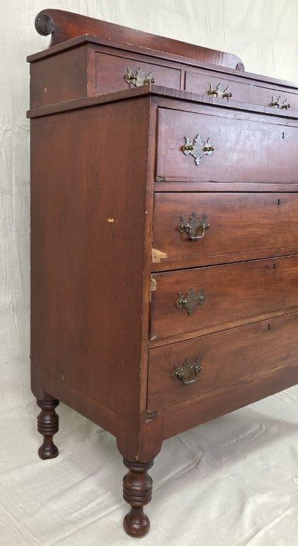 19th Century Mahogany Chest - 4