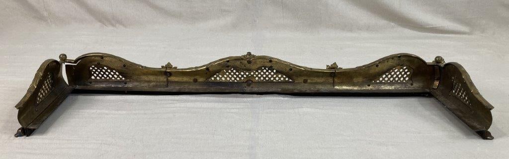 Antique French Fireplace Skirt - 6