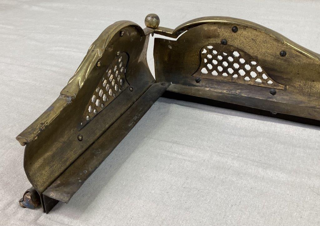 Antique French Fireplace Skirt - 7