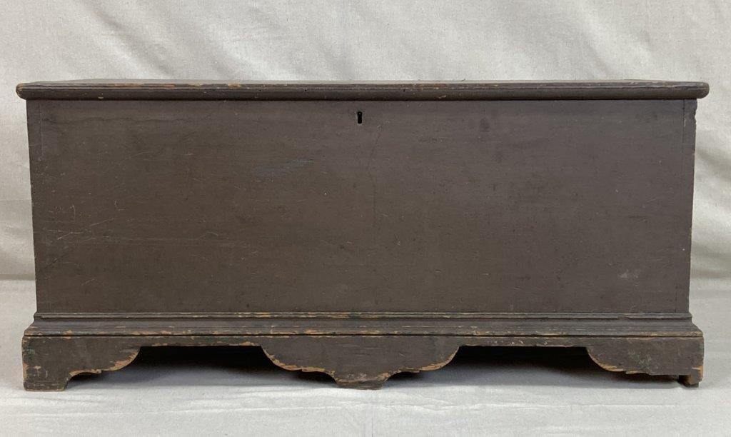 Brown Painted Blanket Chest - 4