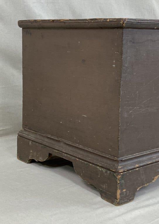 Brown Painted Blanket Chest - 6